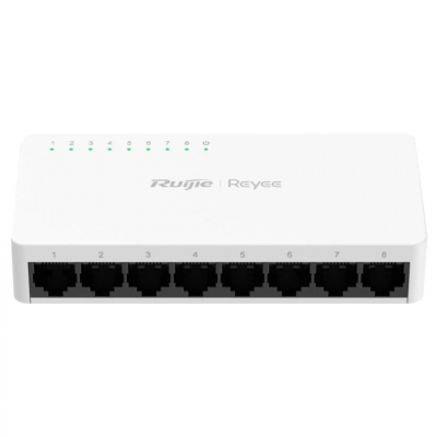 Коммутатор 8-портовый гигабитный неуправляемый Ruijie Reyee RG-ES08G-L